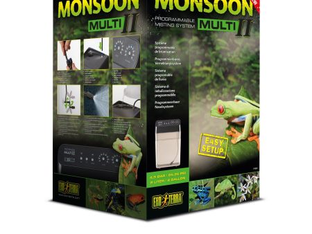 Système programmable de brumisation Monsoon Multi II - 8 litres, Exo Terra Supply