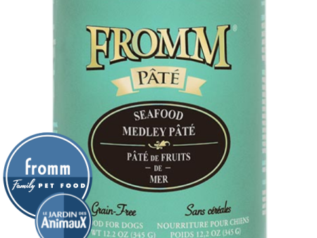 Conserve pour chien FROMM - PÂTÉ DE FRUITS DE MER Sans grains Online now