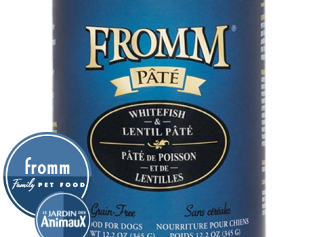 Conserve pour chien FROMM - PÂTÉ DE POISSON ET DE LENTILLES Sans grains Fashion