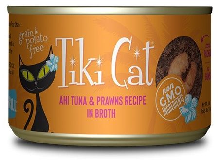 Tiki Cat Manana Grill, conserve pour chat recette de thon et crevette Fashion