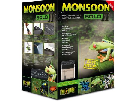 Système programmable de brumisation Monsoon SOLO II - 1,5 litres, Exo Terra Cheap