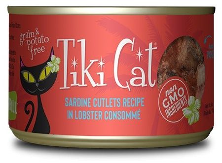 Tiki Cat Bora Bora Grill, conserve pour chat recette de sardine et homard For Discount