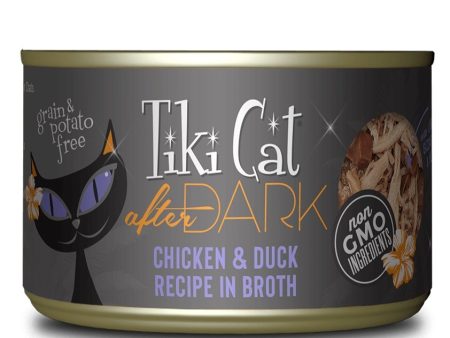 Tiki Cat After Dark, conserve pour chat recette de poulet et canard Hot on Sale