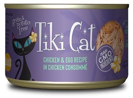 Tiki Cat Koolina Luau, conserve pour chat recette de poulet et oeuf For Sale