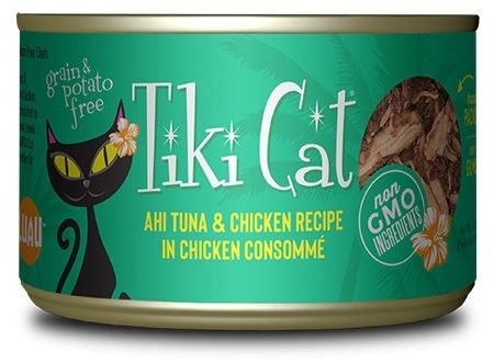 Tiki Cat Hookena Luau, conserve pour chat recette de thon et poulet Online Sale