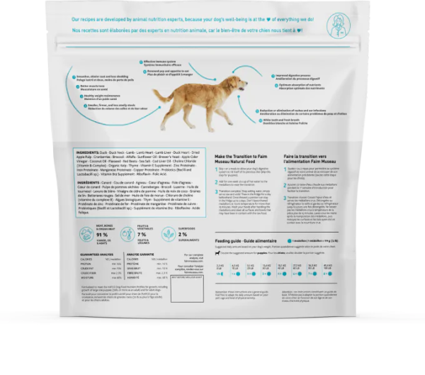 Nourriture crue pour chien Faim Museau - Canard & Agneau Cheap