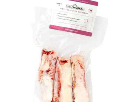 Nourriture crue pour chien Faim Museau - Petites Côtes de Boeuf x 3 Supply