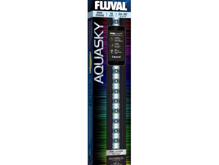 Rampe d’éclairage à DEL Aquasky Fluval avec fonctionnalité Bluetooth, 18 W, 61-91 cm (24-36 po) Cheap