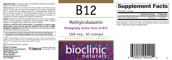 B12 Methylcobalamin 1000 mcg Online now