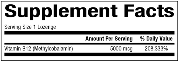 B12 Methylcobalamin 5000 mcg Online Hot Sale