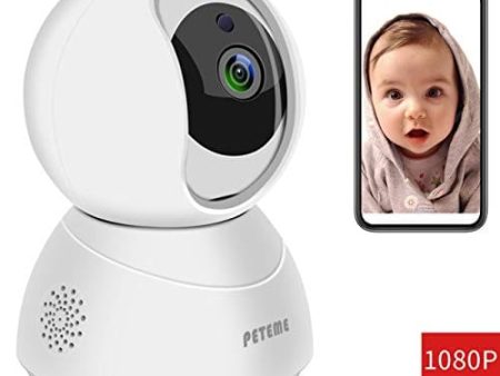 Peteme Baby Monitor 1080P FHD Home WiFi Security Camera Sound Motion Detection with Night Vision 2-Way Audio Cloud Service Available Monitor Baby Elder Pet Compatible with iOS Android: Camera & Photo PE220 For Cheap