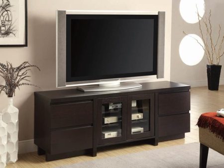 60″ 4-Drawer TV Console Cappuccino - 700695 Online Hot Sale