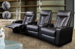 Pavillion Home Theater 2-Seated Recliner Black - 600130-2 Supply