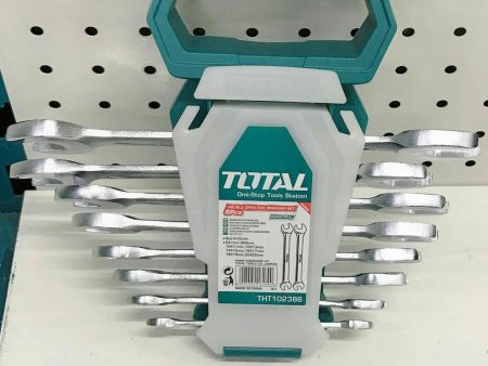 TOTAL DOUBLE OPEN END SPANNER SET 8PCS (THT102386) Online