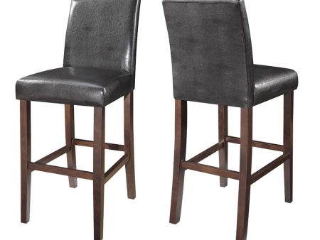 Bolt-Zero Bar Stools Dark Brown And Cappuccino (Set Of 2) -130060 Online