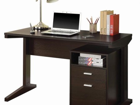 Breslin 2-Piece Writing Desk Set Cappuccino - 800916 Sale