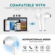 I7s TWS Bluetooth 5.0 Earbuds Earphones Stereo Sports Headphones Noise Cancelling and Waterproof Headsets with Built-in Mic Portable Charging Case-White Online