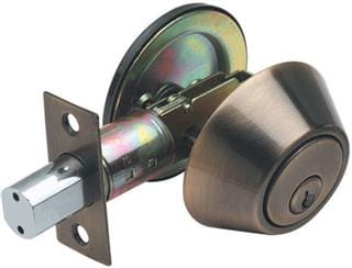 RAIDER Deadbolt Door Knob Lockset D101 Antique Brass (AB) for Office or Front Door Online now