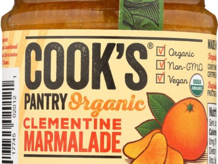 COOKS PANTRY: Organic Clementine Marmalade, 7.75 oz Supply