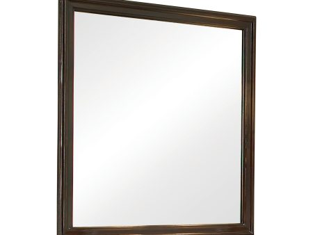 Tatiana Square Mirror Warm Brown 202394 Fashion