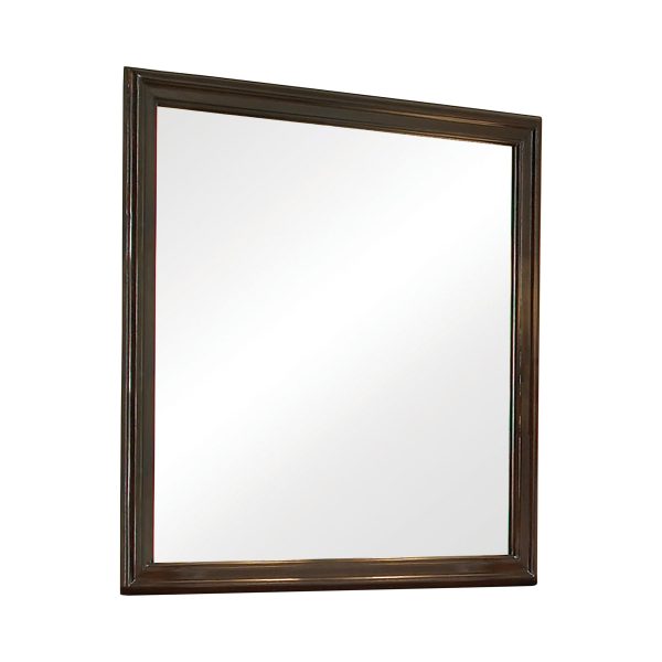 Tatiana Square Mirror Warm Brown 202394 Fashion