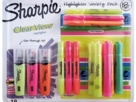 Sharpie Highlighter Mixed 18 pc Sharpie highlighters and Each highlighter a barrel and ink supply for dependable marking-391740 on Sale