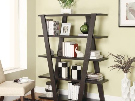 4-Tier Bookcase Cappuccino - 800318 Hot on Sale